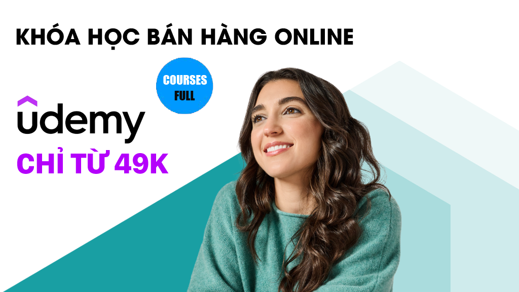 Mua khóa học bán hàng online Udemy chỉ từ 49K | Coursesfull.com