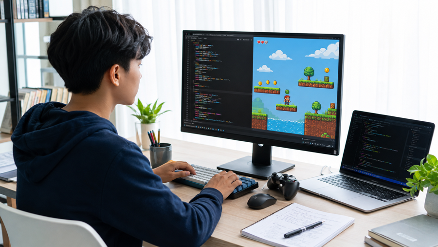5 bước làm game bằng Python cho người mới bắt đầu - Coursesfull.com